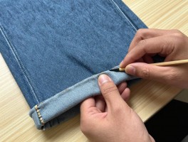 浅井裁裤边怎么操作,适合什么面料,手工与机器哪种好,价格多少钱