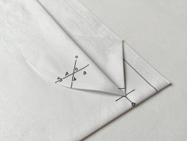 自制斜裁包边条丨45度斜裁怎么剪,布料宽度如何计算,弧形边缘如何处理