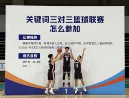 三对三篮球联赛,怎么报名参加,比赛规则和五人制有何不同,如何取得好成绩