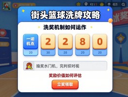 街头篮球洗牌攻略,抽奖时机如何判断,洗牌机制如何运作,奖励价值如何评估