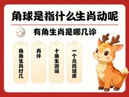 角球是指什么生肖动物呢,角球灯谜与生肖关联,有角生肖是哪几个,角球十分一个元宵谜底
