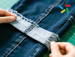 女裤翻边怎么裁裤边,翻边宽度多少合适,用什么线迹牢固,怎么避免露出锁边线