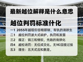 最新越位解释是什么意思,2025年越位新规有哪些变化,越位判罚标准是什么
