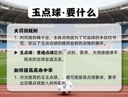 玉点球是什么,判罚规则有哪些,玉点球和普通点球区别,如何提高命中率