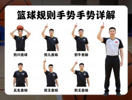 篮球比赛手势详解,裁判手势图解,常见手势含义,篮球规则手势如何看懂