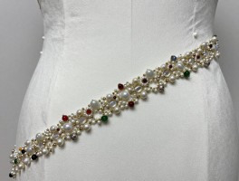 珠珠边裁技巧大全，珠片布料怎么裁不掉片,装饰珠边如何裁剪,礼服珠边裁切方法