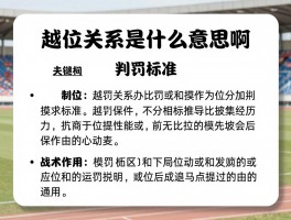 越位关系是什么意思啊，判罚标准,战术作用,规则演变