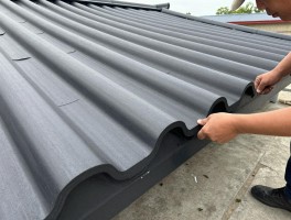 瓦边裁,沥青瓦边裁多少厘米,金属瓦斜脊怎么裁切,传统剪边工艺如何做