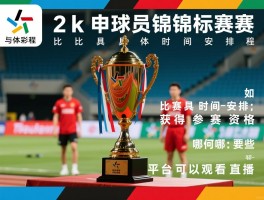 2k球员锦标赛赛程，比赛具体时间安排,如何获取参赛资格,哪些平台可以观看直播