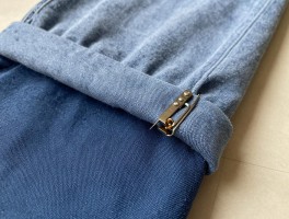 经纬裁裤边怎么防止卷边,弹力布料裁裤边诀窍,手工锁边针法图解