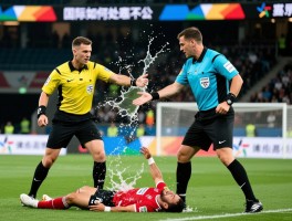 边裁被泼成落汤鸡，赛场安全谁来保障？攻击裁判如何处罚,国际如何处理裁判不公
