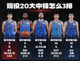 现役20大中锋怎么排,中锋最新实力榜,中锋TOP20权威评测