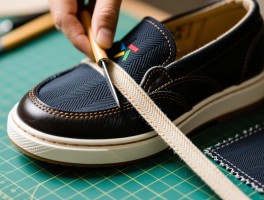 手工裁鞋子包边条怎么裁,裁多宽最合适,斜纹裁剪角度,布料选择有什么讲究