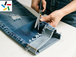 裁裤腿不封边,毛边牛仔裤怎么剪,裤脚剪多长合适,不锁边裤腿会散开吗