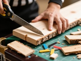 边裁木板,边角料怎么利用,裁切精度如何保证,废木料有什么创意用法
