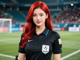 边裁红发美女，如何成为足球边裁,红发造型怎么打造,职业形象如何平衡