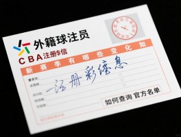 CBA外籍球员注册信息,新赛季有哪些变化,如何查询官方名单