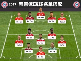 拜仁球员名单2017,主力阵容如何搭配,安切洛蒂喜欢用什么阵型,哪些球员离队