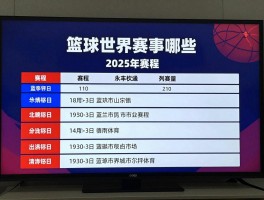 篮球世界赛事有哪些,如何观看,2025年赛程如何,未来有哪些看点
