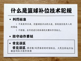 什么是篮球补位技术犯规,判罚标准,防守动作要领,常见误区