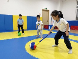 羊角球是做什么训练,感统训练器材,适用年龄,玩法,身体协调性提升