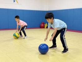 羊角球到底是练什么的,羊角球感统训练有什么作用,羊角球适合多大孩子