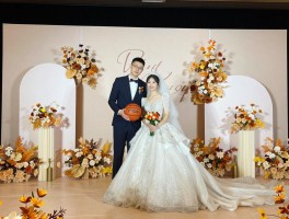 篮球结婚照,如何策划篮球主题婚礼,篮球明星结婚照有哪些创意