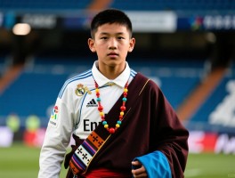 皇马藏族球员旺前罗布,为何被皇马选中,现在发展如何,西藏足球少年成长之路