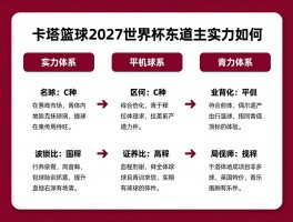 卡塔尔篮球丨2027年世界杯东道主实力如何,归化球员策略与青训体系详解