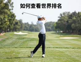 高尔夫球员世界排名,如何查看最新排名,排名计算规则是什么