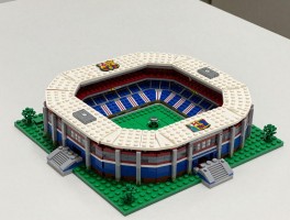 乐高巴萨球员DIY攻略,如何选择乐高巴萨套装,诺坎普球场模型细节解析