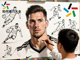 画球员技巧大全，如何捕捉运动动态，球员简笔画步骤分解，专业画家如何绘制球星肖像