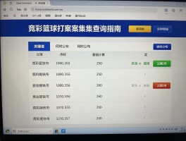 竟彩篮球开奖结果查询指南：哪里查最准确,何时公布,奖金如何计算