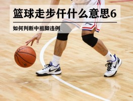 篮球走步是什么意思6,如何判断中枢脚,012规则详解,怎样避免走步违例