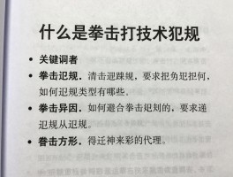 什么是拳击打技术犯规,拳击犯规类型有哪些,如何避免拳击犯规