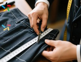 手工裁裤边西裤怎么裁好看,如何测量裤长,裤脚怎么裁剪,手工缝制要注意哪些细节