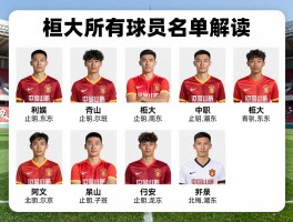 恒大所有球员全名单解读,历史最佳阵容如何评选,现役球员有哪些,青训体系怎么样