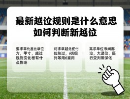 最新越位规则是什么意思,如何判断新越位,规则变化有什么影响