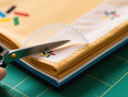 折边纱裁角，如何精准裁剪弧线,怎样避免布料堆叠,直角转角如何处理