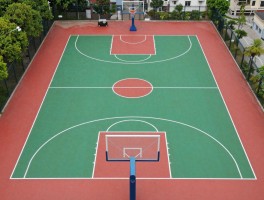 篮球场背景设计理念,篮球场标准尺寸,篮球场建设注意事项