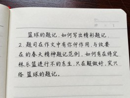 篮球的题记,如何写出精彩题记,题记在作文中有什么作用,篮球精神题记范例