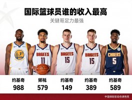 国际篮球员丨谁的收入最高,哪些人实力最强,约基奇字母哥怎么排名