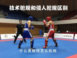 什么是散打技术犯规,散打技术犯规有哪些行为,技术犯规和侵人犯规区别,技术犯规怎么处罚