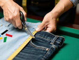 裤边裁怎么剪不歪,自己怎么裁裤边不歪斜,裁裤边怎么保留原边,老师傅的秘诀