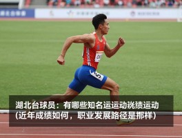 湖北台球员,有哪些知名运动员,近年成绩如何,职业发展路径是怎样的