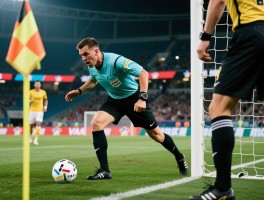 边裁奇葩时刻,界外球越位判罚有哪些,边裁情绪失控名场面,VAR如何改变边裁角色