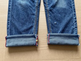 国外裁裤脚边技巧,如何保留原边,毛边处理方法,裤脚翻折流行趋势