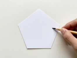 五条边怎么裁，五边形怎么剪简单方法，正五边形裁法步骤图解