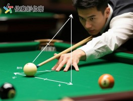 台球什么是夹角球杆,夹角球杆怎么用,身位夹角瞄准法,加塞夹角控制技巧