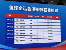篮球全运会,赛程时间如何安排,哪些球队是夺冠热门,怎样购票观赛